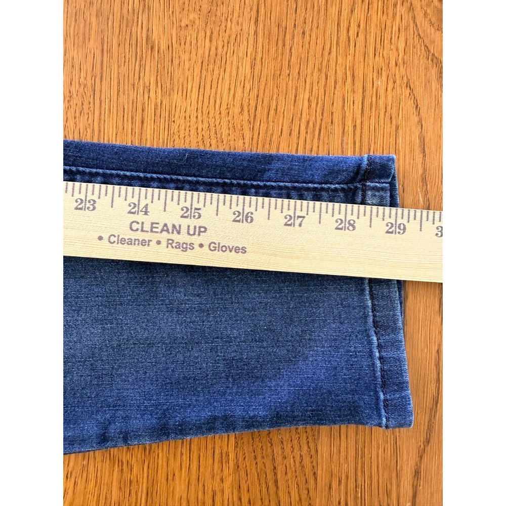 Democracy Absolution Jeans Womens 12 Blue Mid Rise Stretch Distressed Slim - Picture 9 of 9